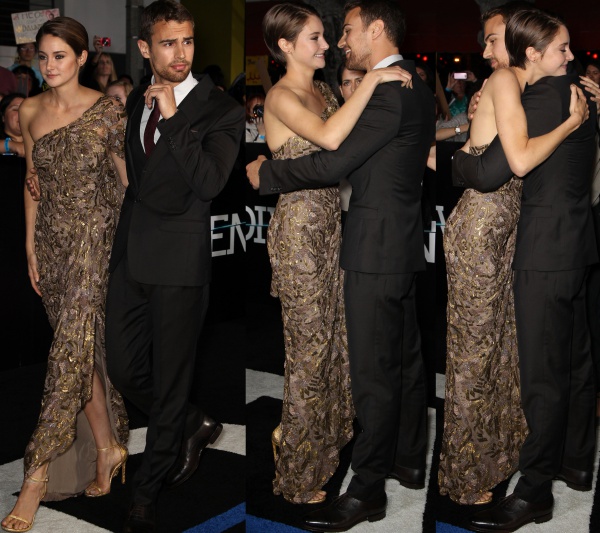 Woodley shailene james theo together and Theo James